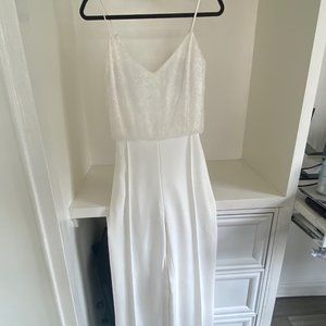 Amsale Sparkle Jumpsuit